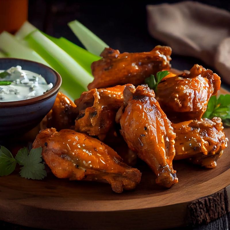 Buffalo Wings (with Blue Cheese & Celery)
