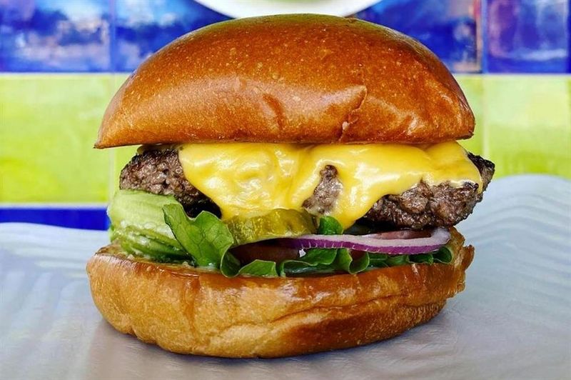 North Dakota - Prairie Cheddar Burger