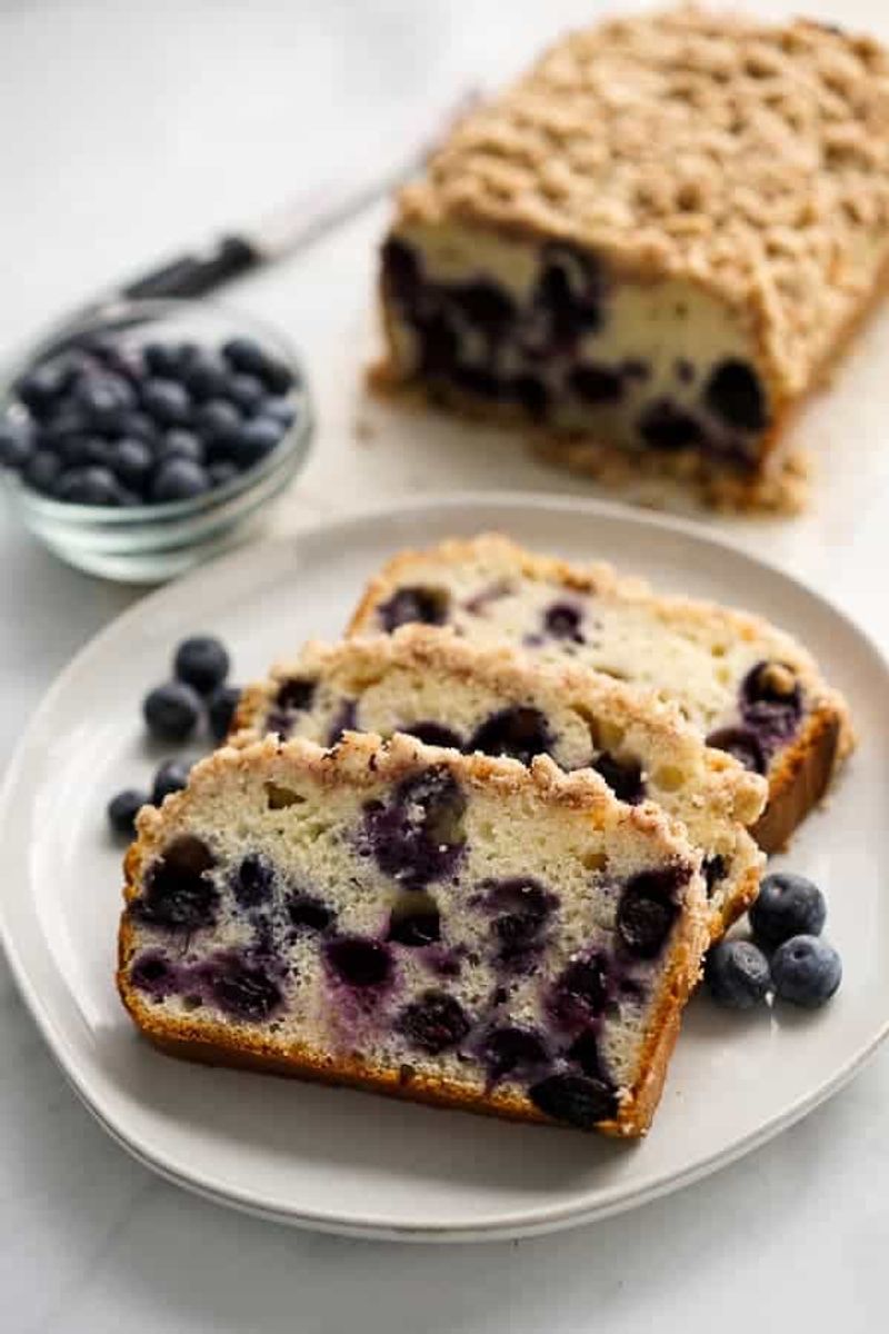 Blueberry Streusel Quick Bread