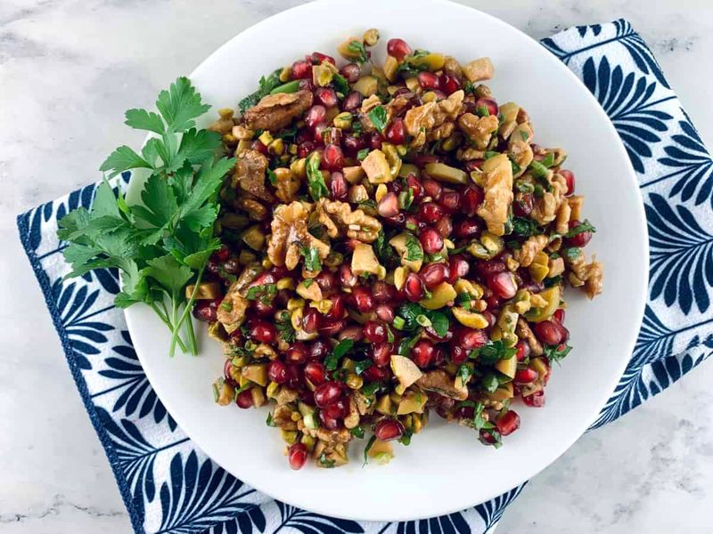 Pomegranate Walnut Salad