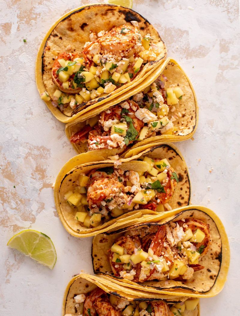 Shrimp Tacos with Chili-Lime Seasoning