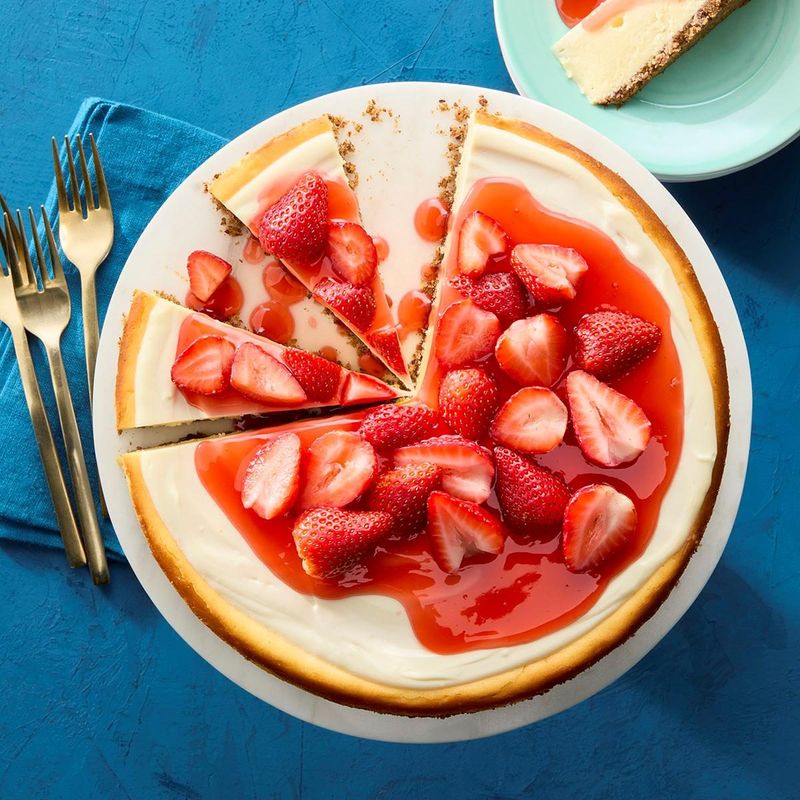 Cheesecake With A Fruit Topping
