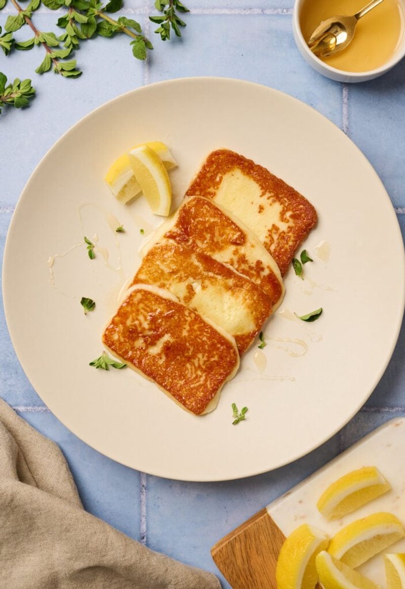 Halloumi Saganaki