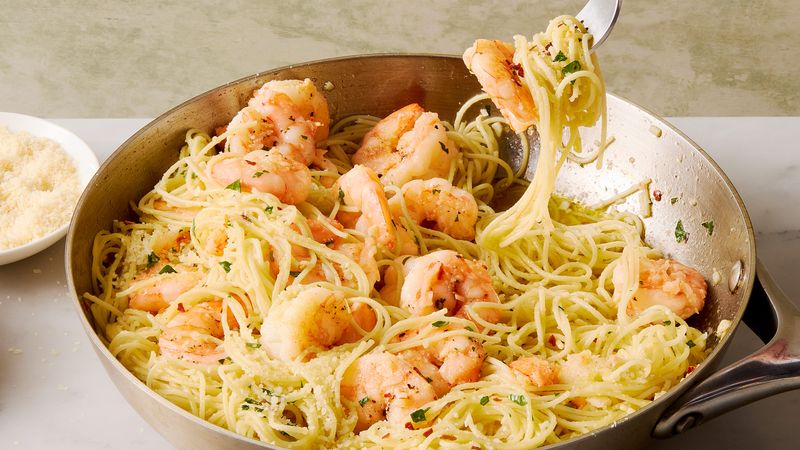 Garlic Butter Shrimp Pasta