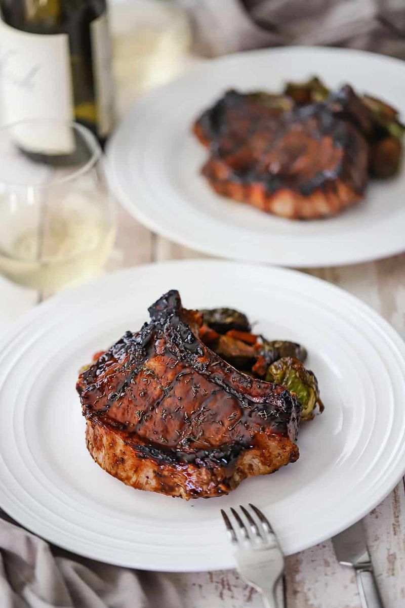 Balsamic Glazed Pork Chops