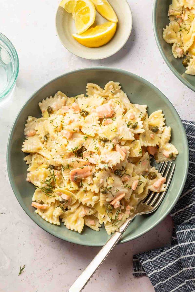 Smoked Salmon Dill Bowties