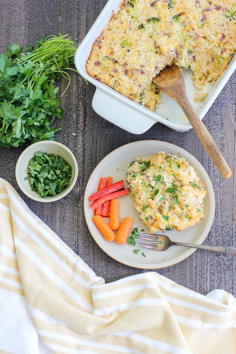 Cheesy Chicken and Rice Casserole