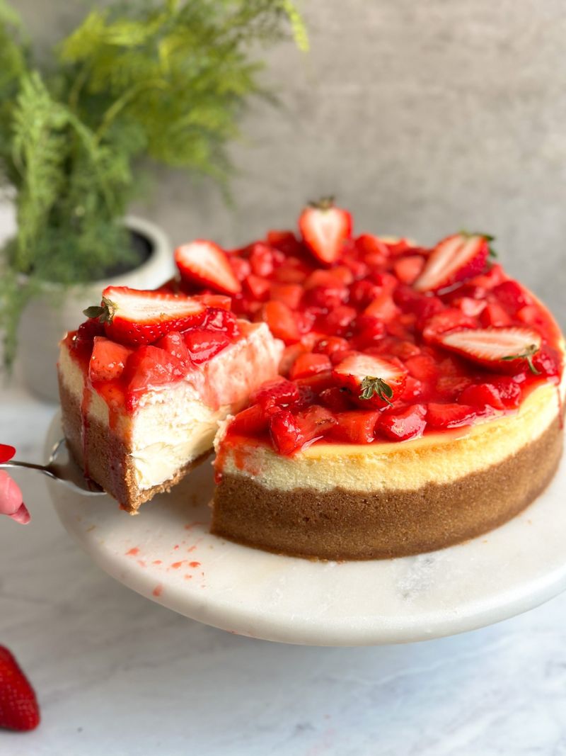 Fresh Strawberry Cheesecake