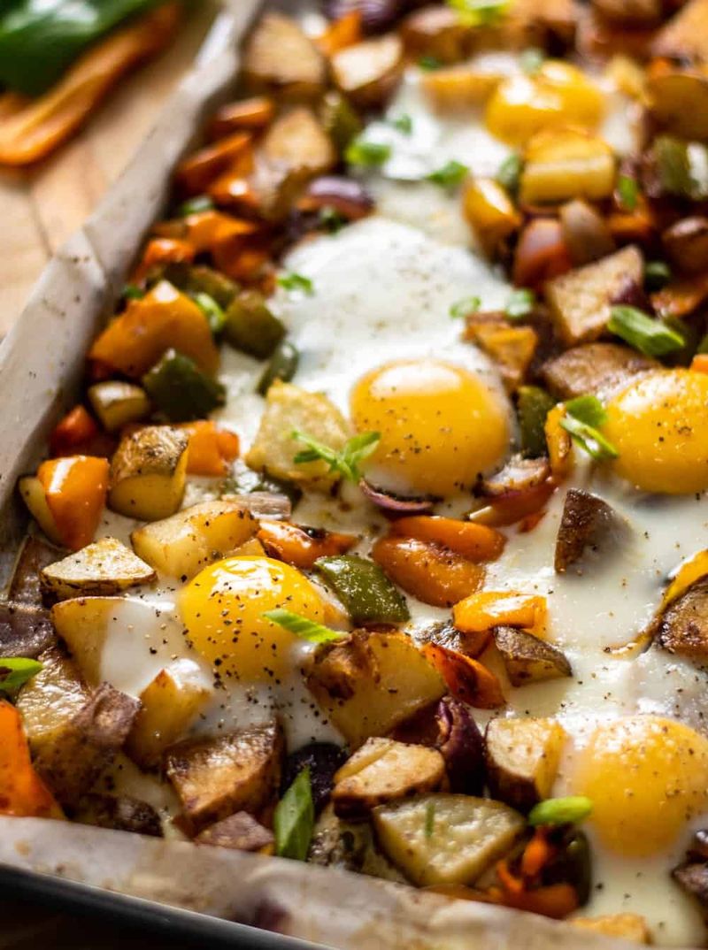 Herb Roasted Potato Hash with Peppers