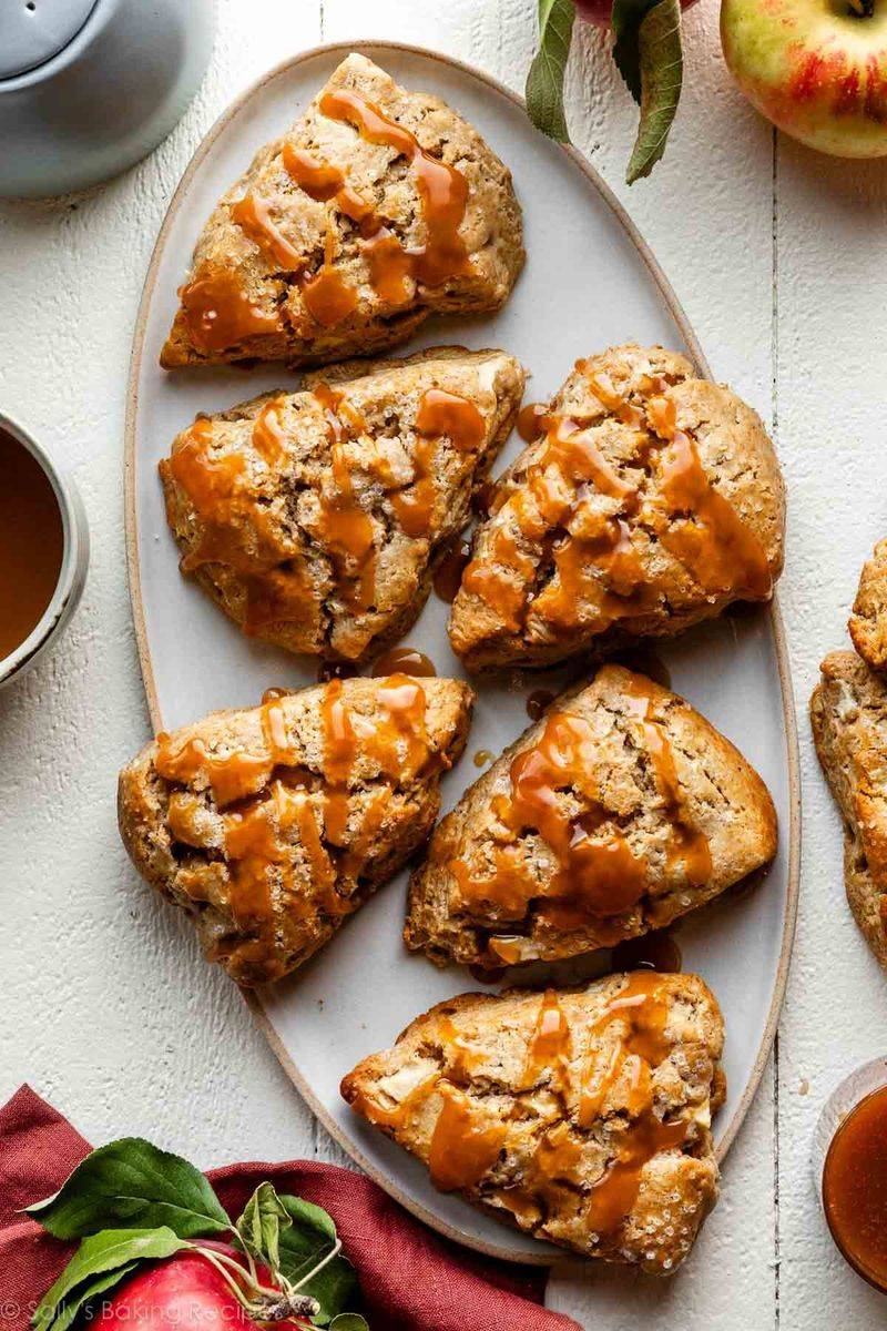 Caramel Apple Scones