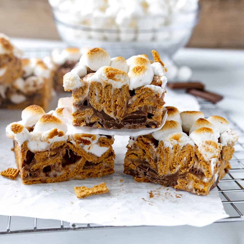 Golden Grahams S’mores Bars