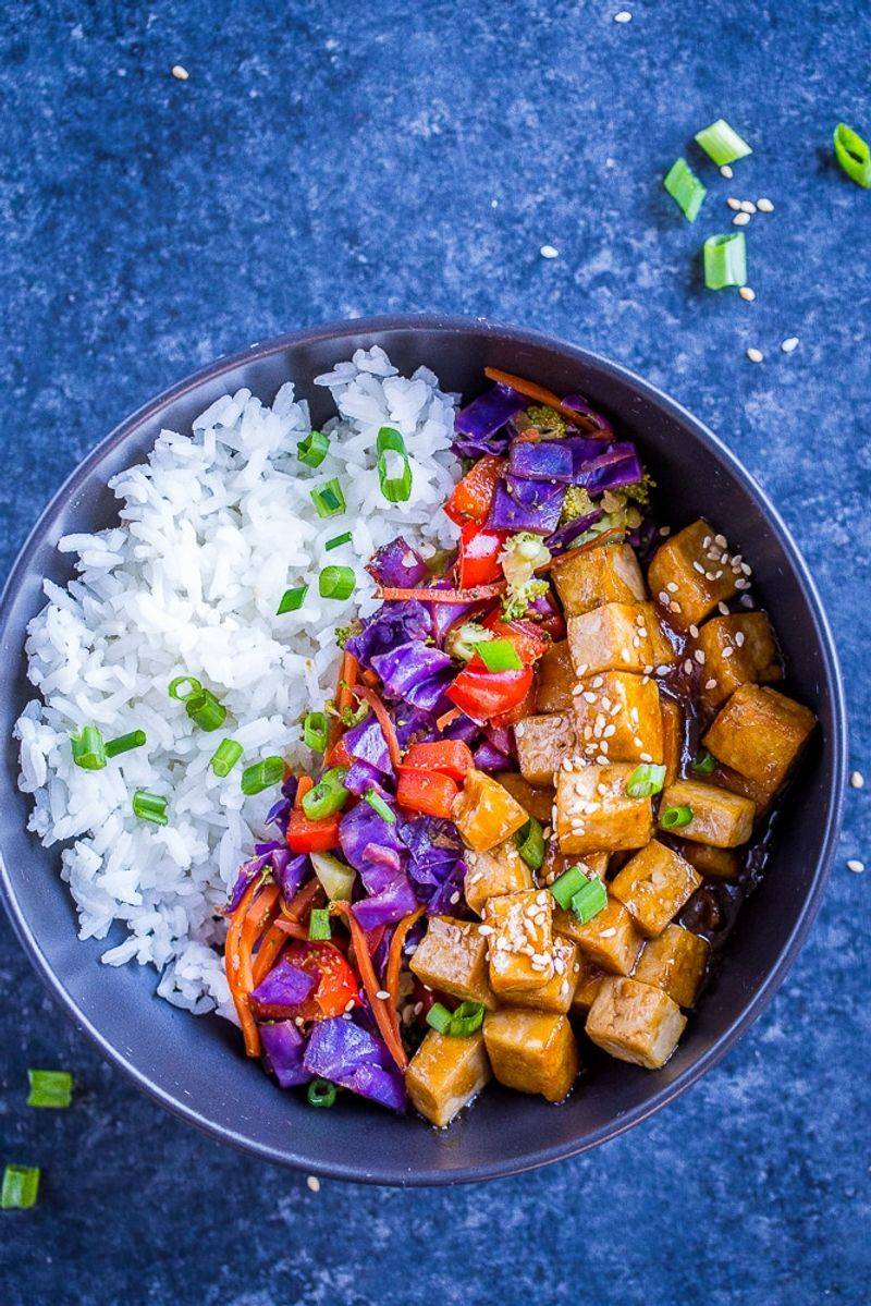 Sesame Tofu Bowl