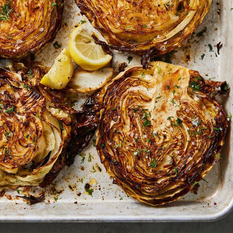 Roasted Cabbage Steaks