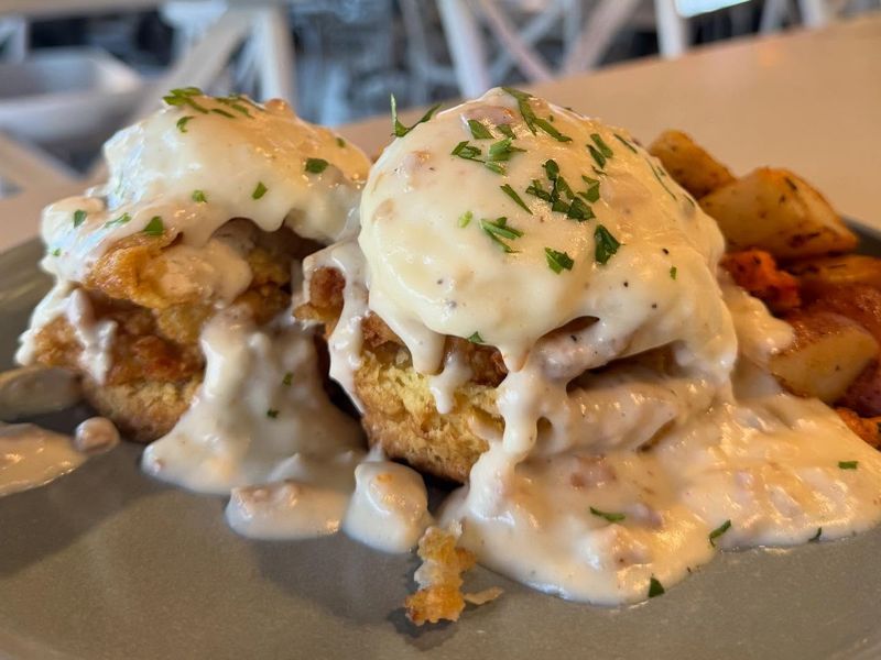 Southern Benedict With Biscuits