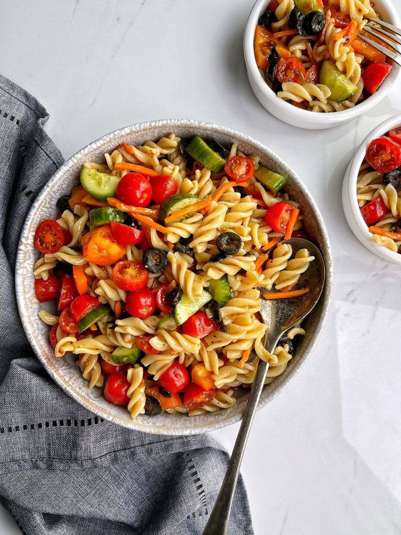 Veggie-Loaded Pasta Salad