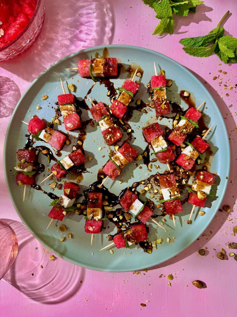 Watermelon Feta Bites