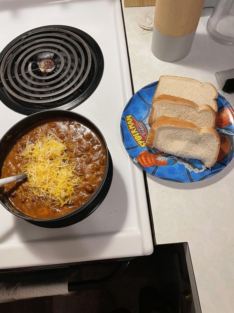 Peanut Butter Sandwiches At Chili Suppers