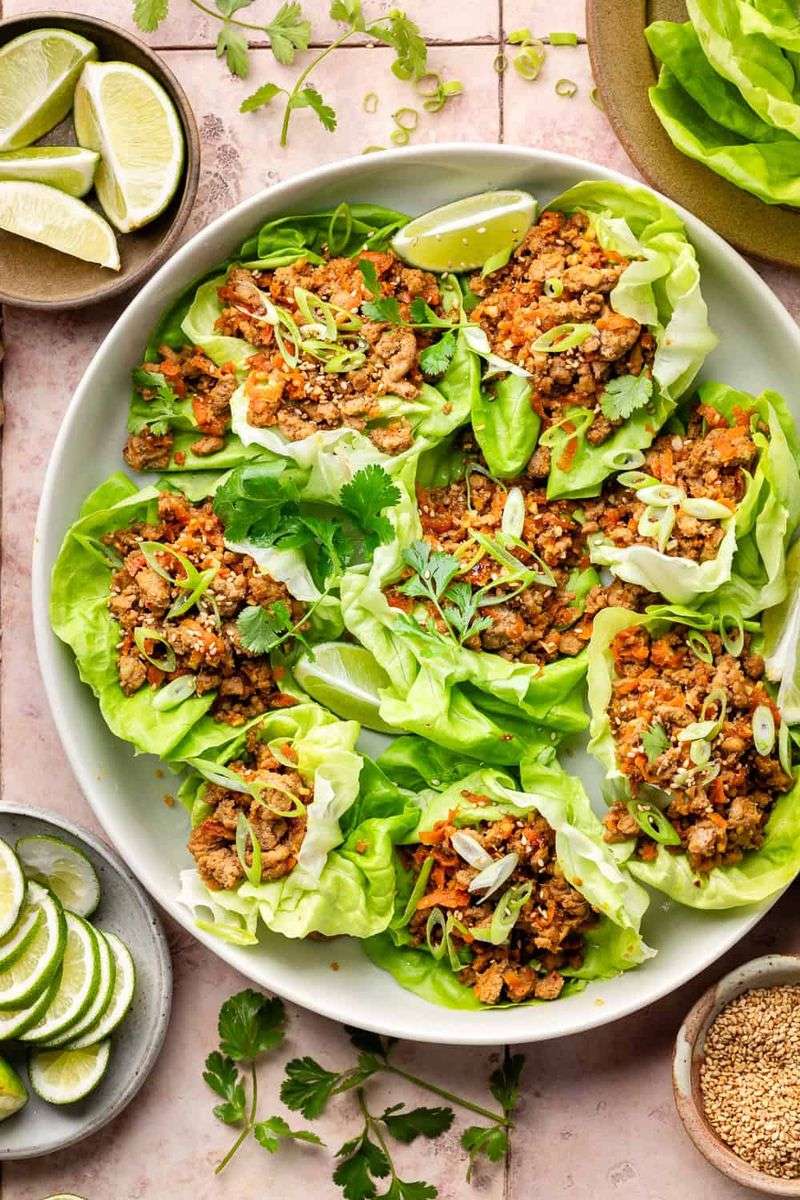 Turkey Or Chicken Lettuce Wraps