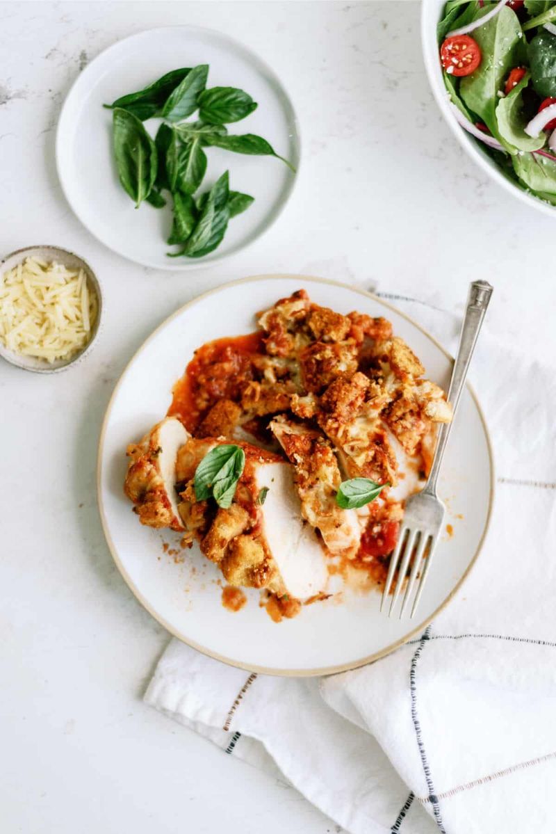 Baked Parmesan Chicken And Veggie Casserole