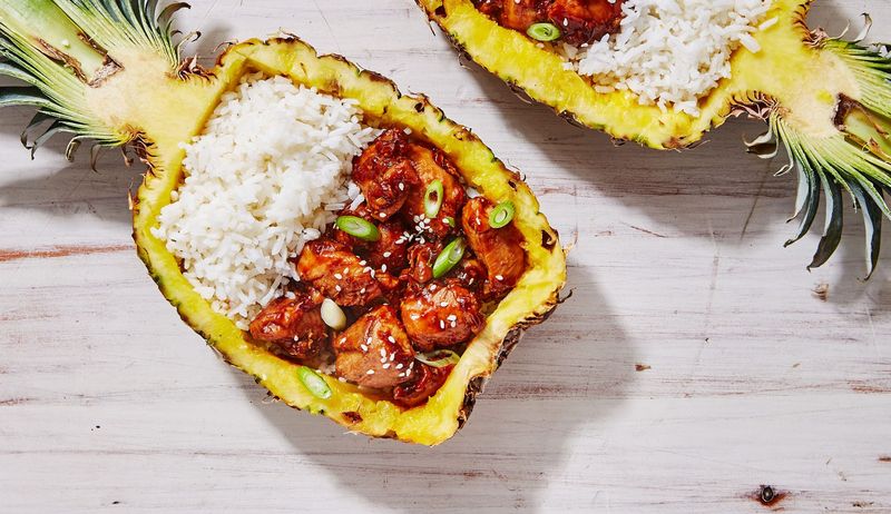 Teriyaki Chicken Thighs with Pineapple