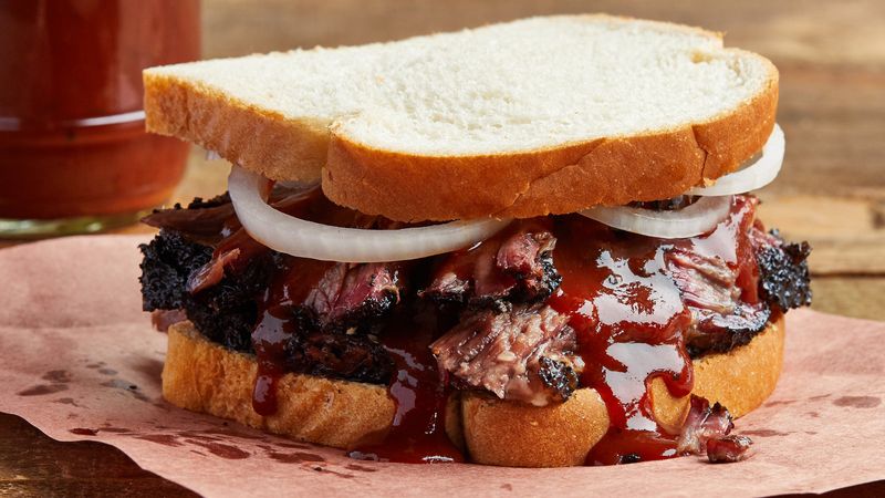 Franklin Barbecue — Chopped Brisket Sandwich (Austin, TX)