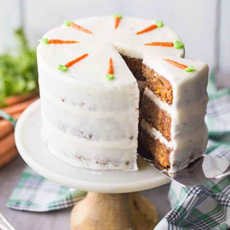 Carrot Cake With Cream Cheese Frosting