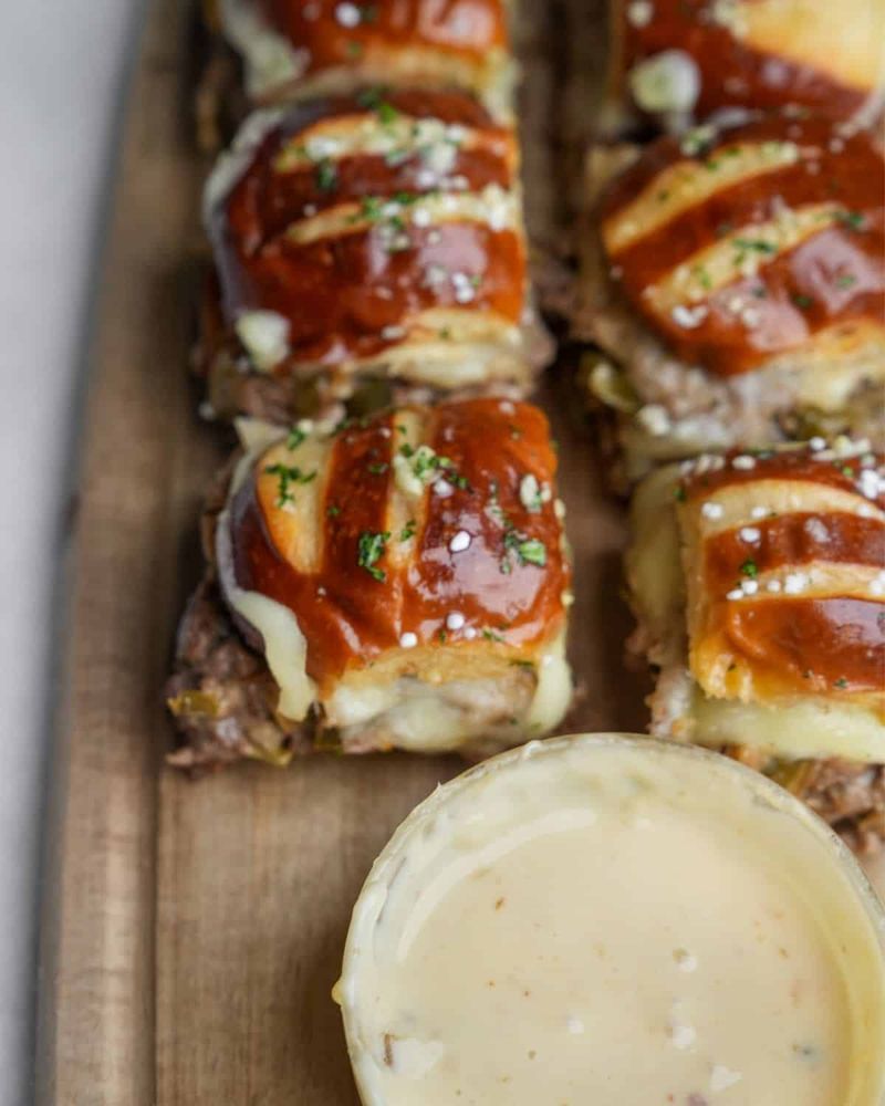 Garlic Butter Pretzel Melt Vibes