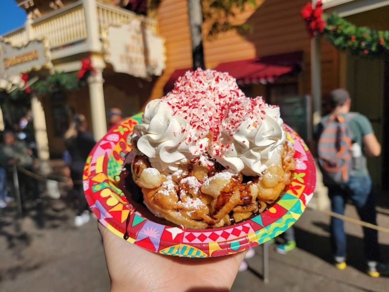 Seasonal Funnel Cake at Stage Door Cafe