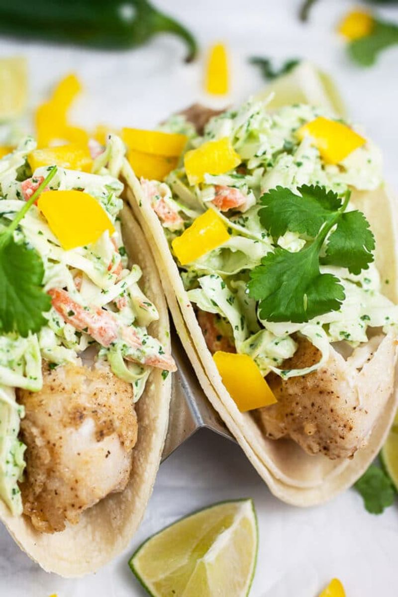 Taco Slaw With Lime And Cilantro