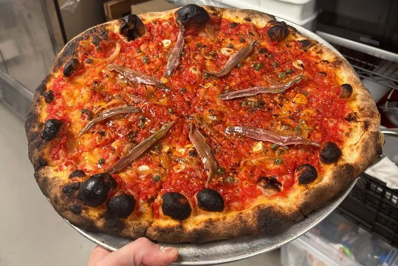 Anchovies on pizza