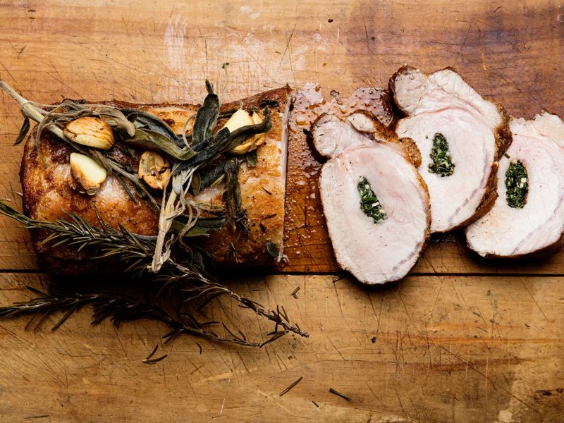 Roast Pork With Sage and Onions
