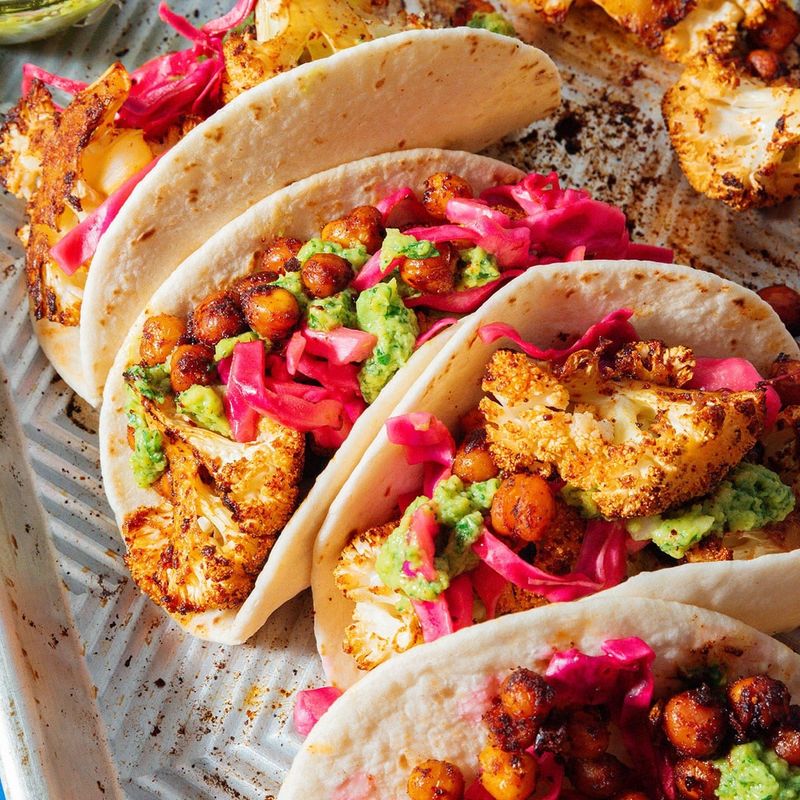 Spicy Cauliflower Tacos