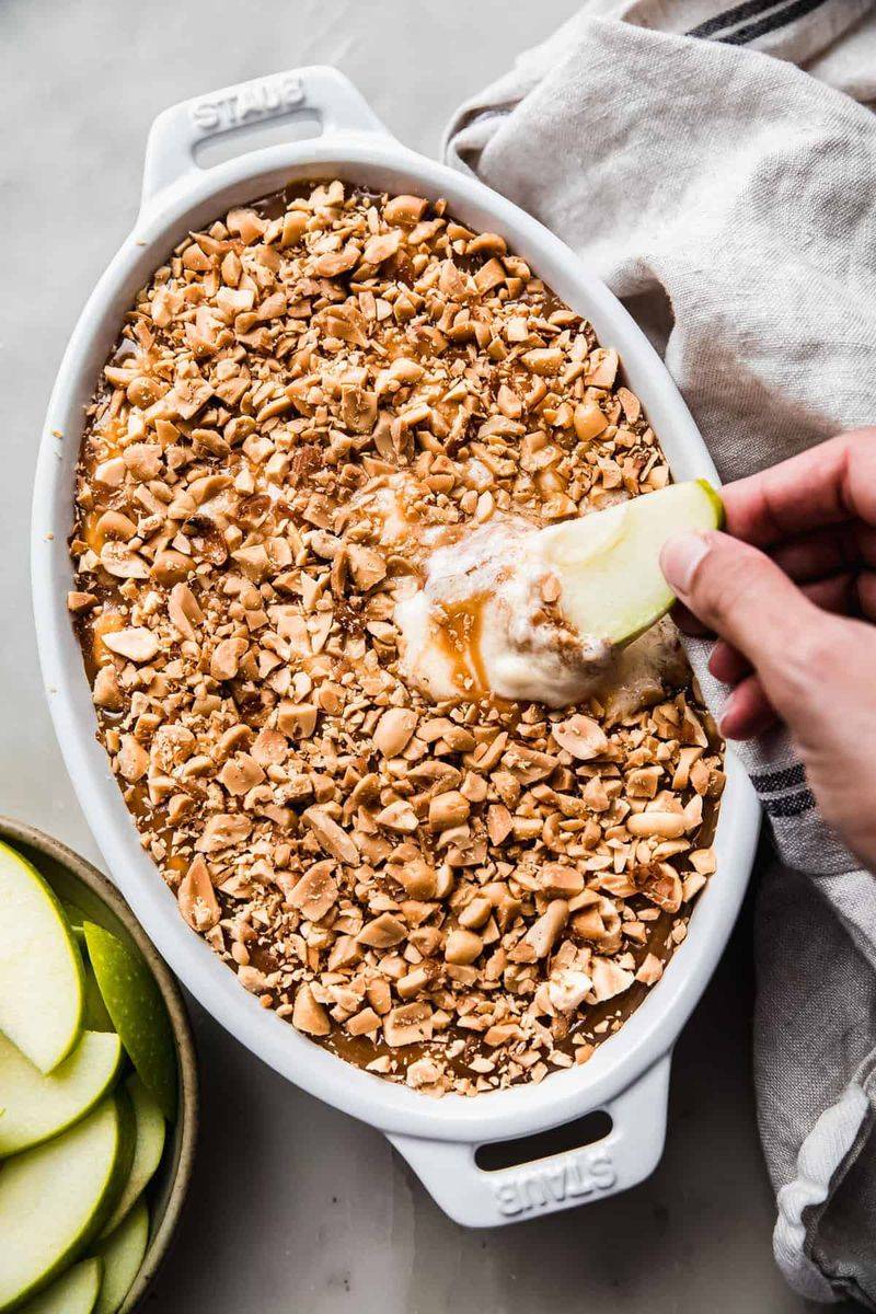Salted Caramel Apple Dip