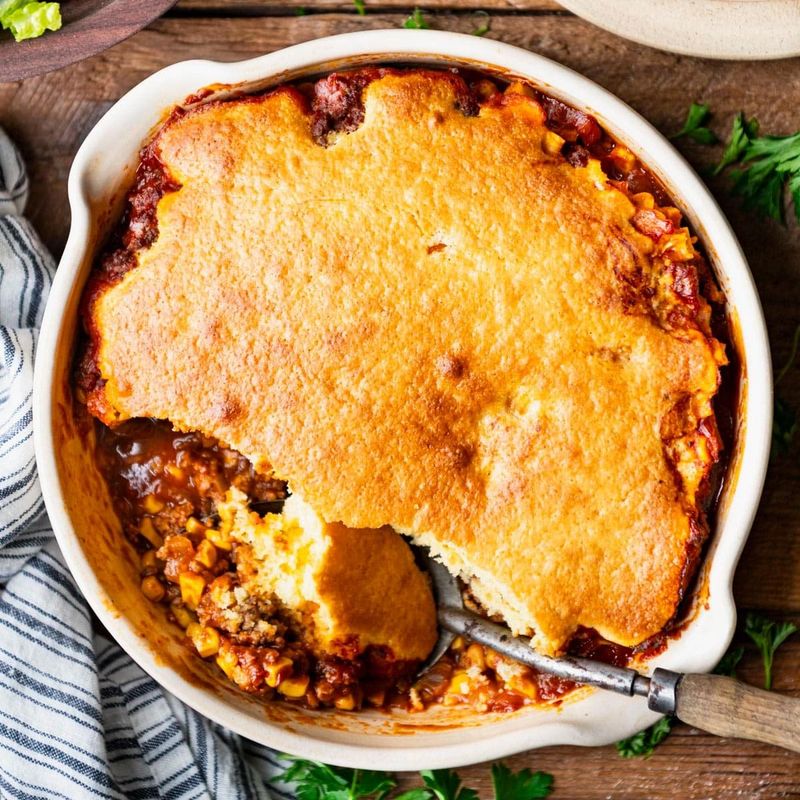 Shepherd's Pie With Cornbread Topping