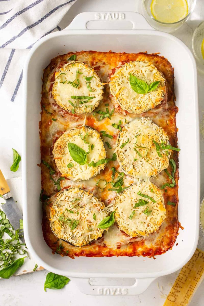 Eggplant Parmesan Bake