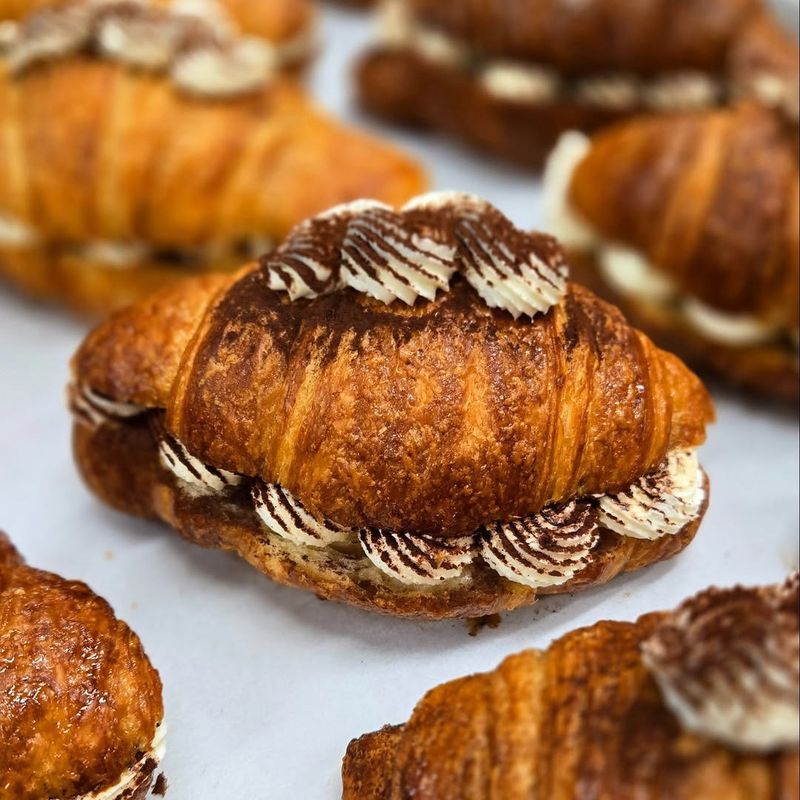 Tiramisu-style croissant