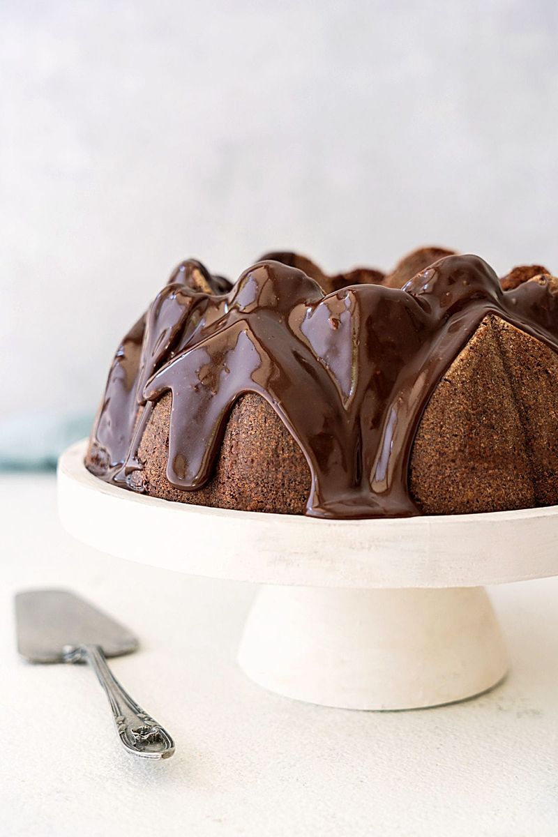Chocolate Chip Bourbon Bundt Cake