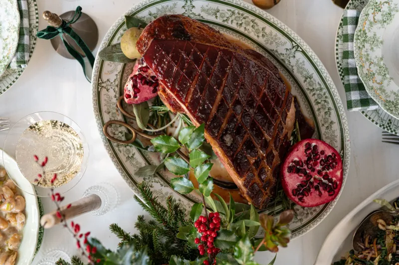 The Holiday Ham With All The Sides