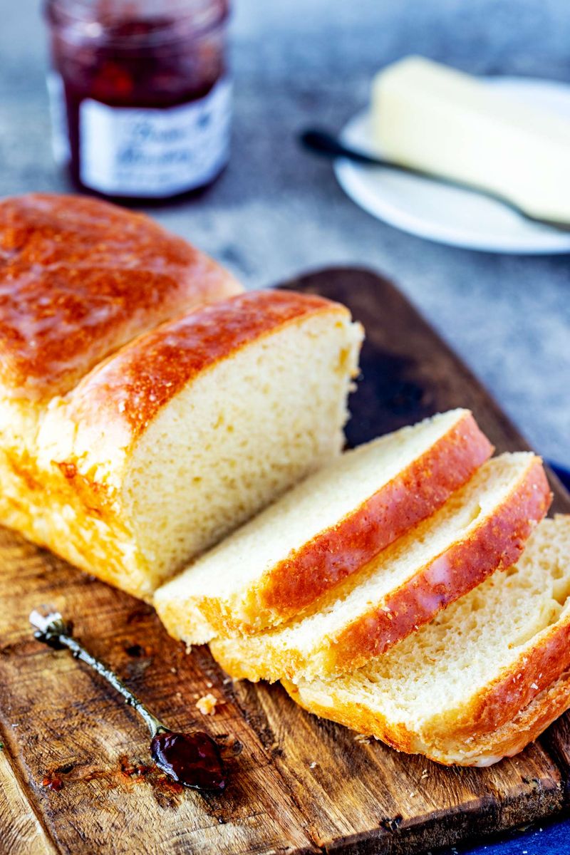 Brioche-Style Bread Machine Loaf