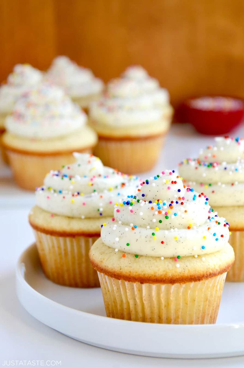 Classic Vanilla Bean Cupcakes