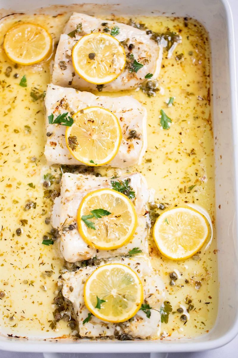 Lemon Herb Baked Cod