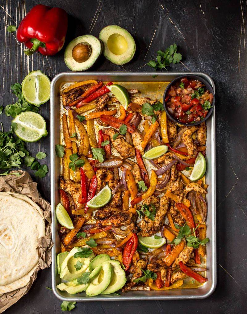 Mini Sheet-Pan Fajitas