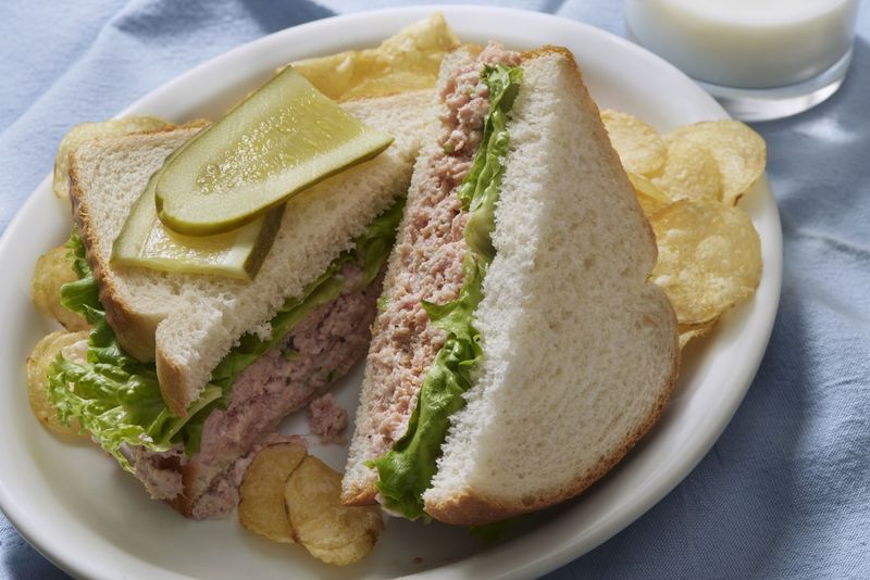 The tuna salad sandwich at sub shops