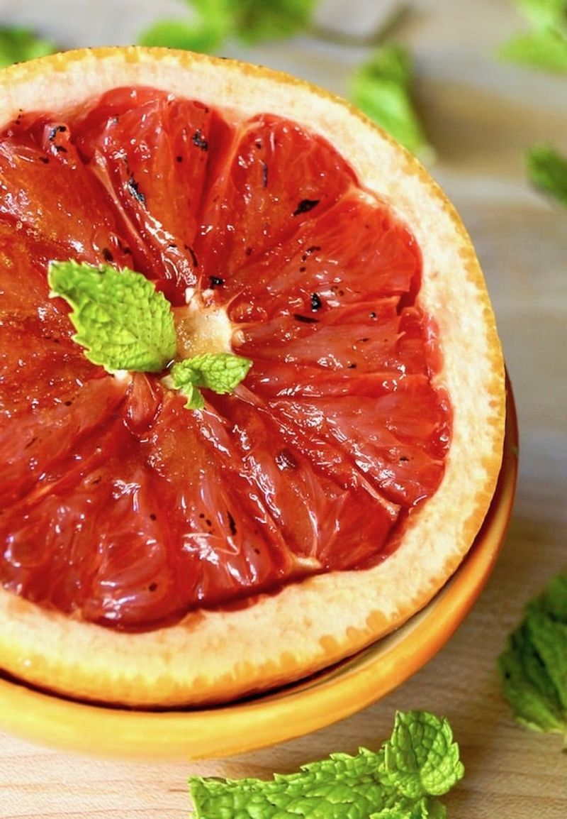 Grapefruit Brulee Tart