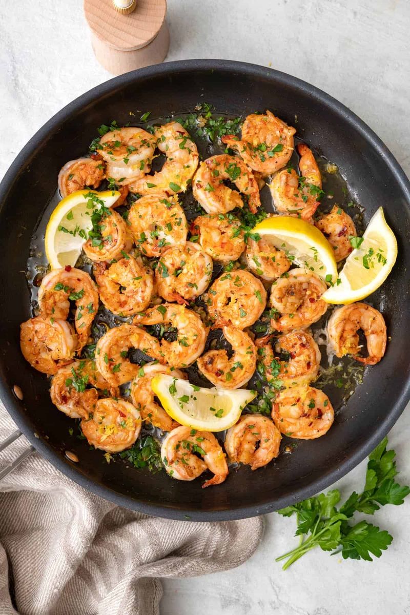 Garlic Lemon Butter Shrimp