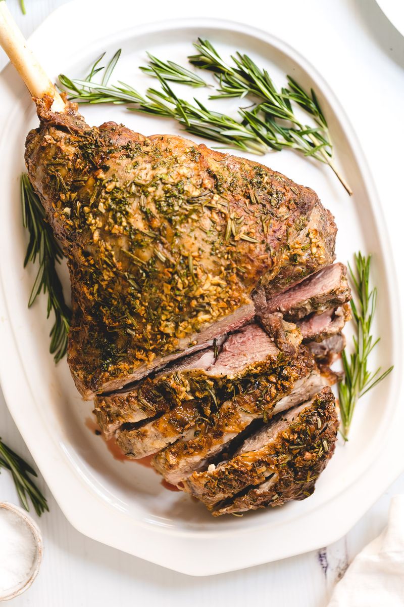 Herb Crusted Leg of Lamb