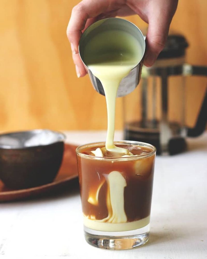 Sweetened coffee drinks (the dessert-in-a-cup kind)