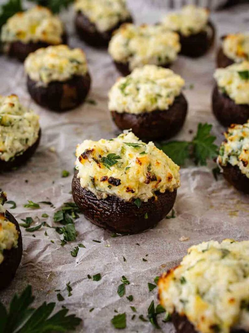 Ricotta-Stuffed Mushrooms