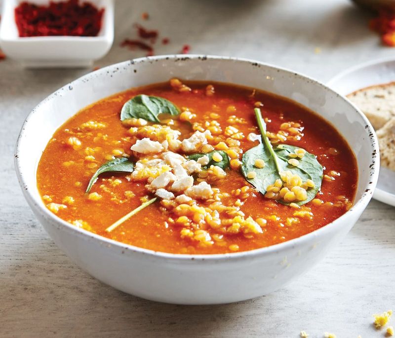Spiced Lentil Tomato Soup