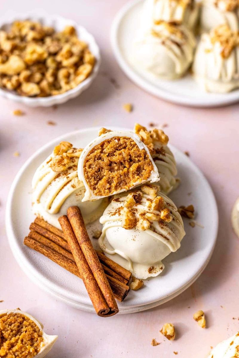 No-Bake Carrot Cake Truffles